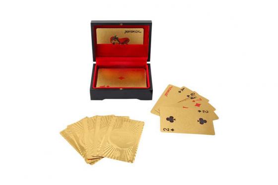 Cartes de poker Premium Gold - Avec gravure 1 