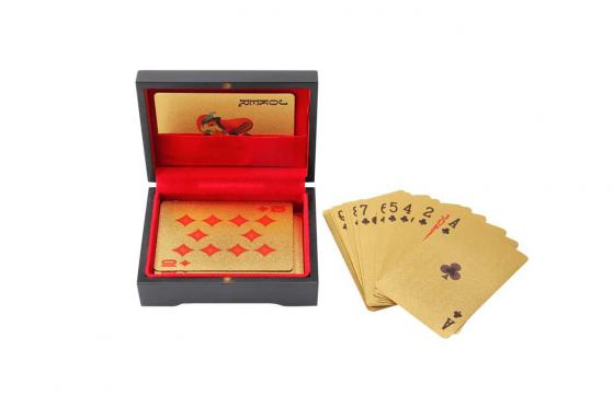 Cartes de poker Premium Gold - Avec gravure 2 