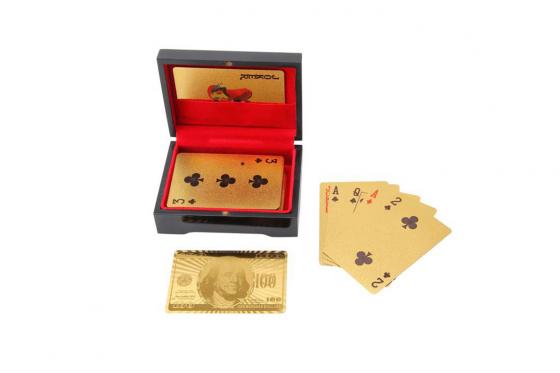 Cartes de poker Premium Gold - Avec gravure 3 
