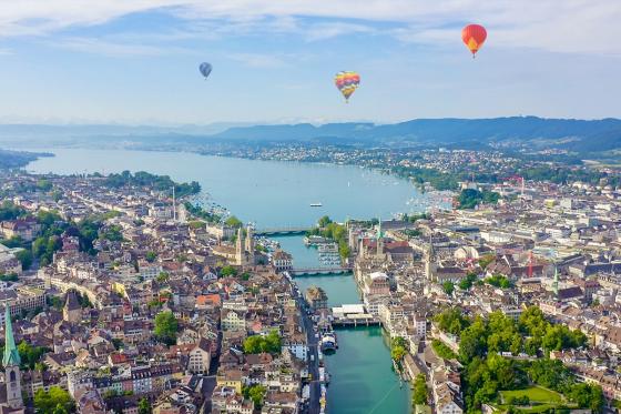 Zürich Ballonfahrt - 2h Flug für 2 Personen 1 