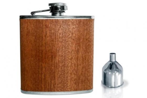 Holz Flachmann - 170 ml  