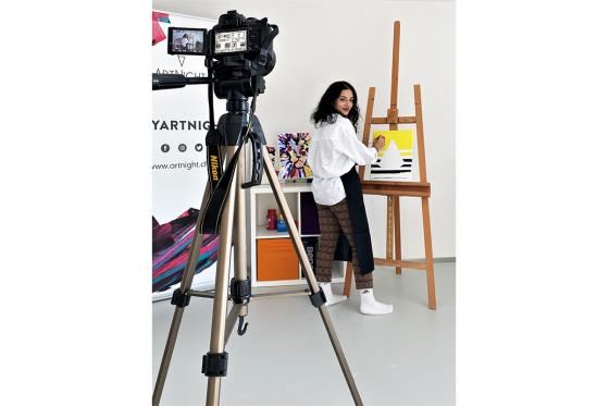 ArtNight@Home - Lieblingsbild Zuhause malen 2 