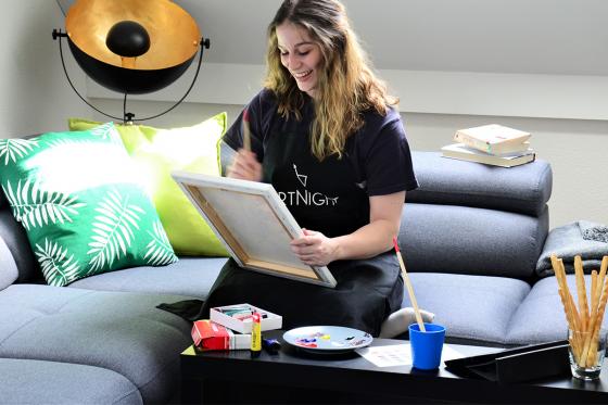 ArtNight@Home - Lieblingsbild Zuhause malen 4 