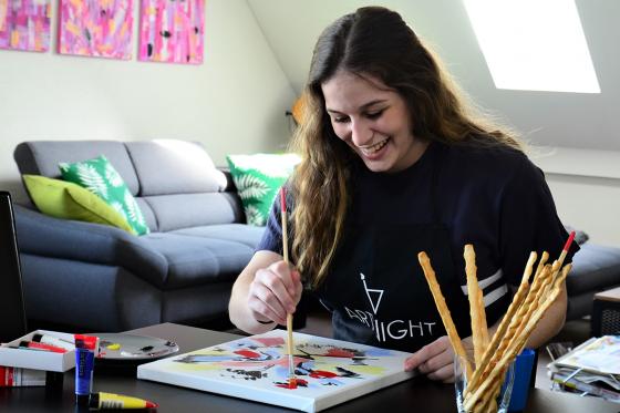 ArtNight@Home - Lieblingsbild Zuhause malen 9 