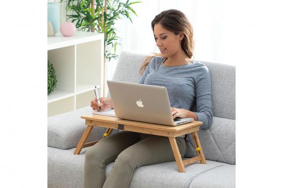 Laptoptisch aus Bambus - multifunktionell 3 