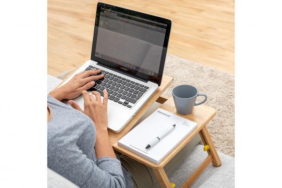 Laptoptisch aus Bambus - multifunktionell 4 