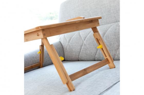 Laptoptisch aus Bambus - multifunktionell 7 