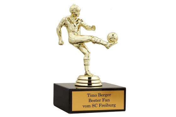 Trophée footballeur - personnalisable  