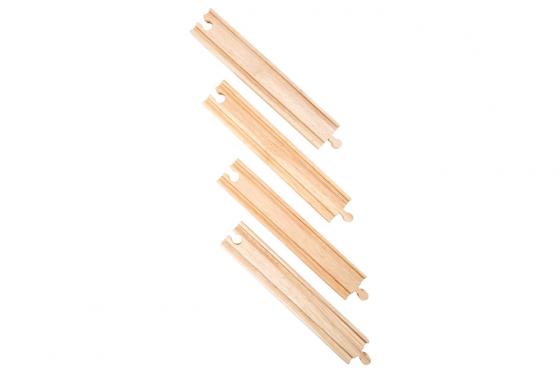 Eisenbahnschienen - aus Holz   