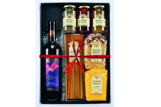 Geschenkset Tessin - mit Tessiner Delikatessen  