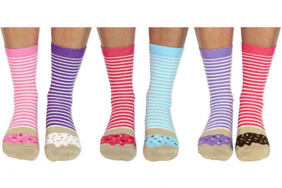 Donut-Socken - 6er-Set 1 