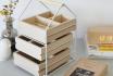 Schmuck-Organizer - mit Holzschubladen 