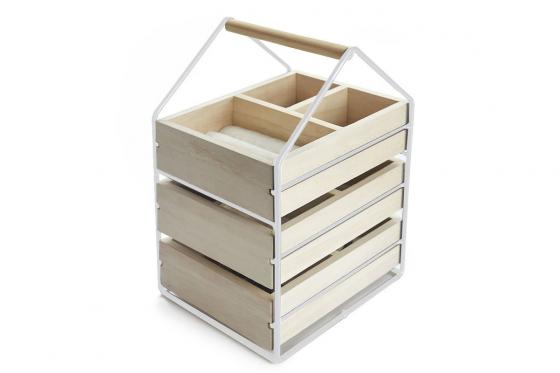 Schmuck-Organizer - mit Holzschubladen 1 