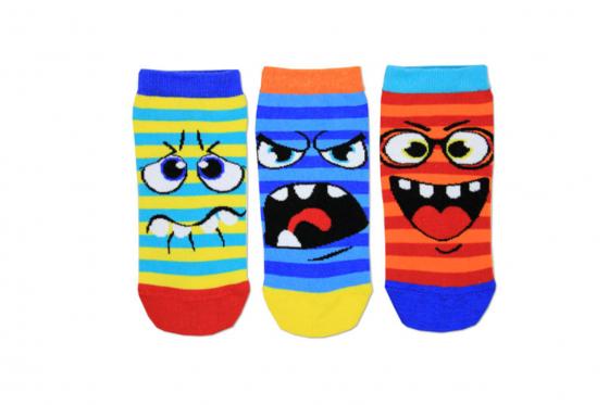 Monster-Socken - 3er-Set  