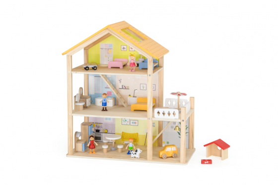 Maison de poupées - Incl. accessoires  