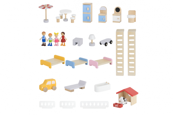 Maison de poupées - Incl. accessoires 2 