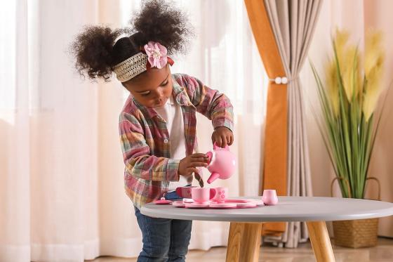 Tee-Set aus Holz - 9-teilig 4 