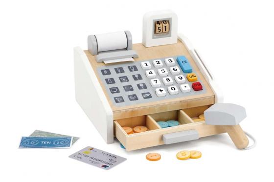 Spielkasse aus Holz - Mit Zubehör 2 