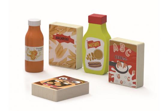 Set d'aliments - En bois 1 
