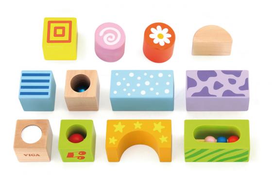 Blocs de construction sonores - En bois 1 