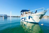 Nuitée dans un bateau - Nuit dans un bateau privé avec une bouteille de vin
