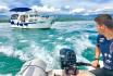 Location de bateau de luxe - une journée sur le lac Léman 