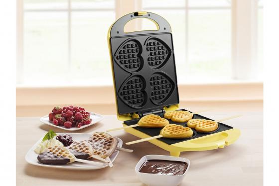 Waffeleisen - Herz am Stiel 3 