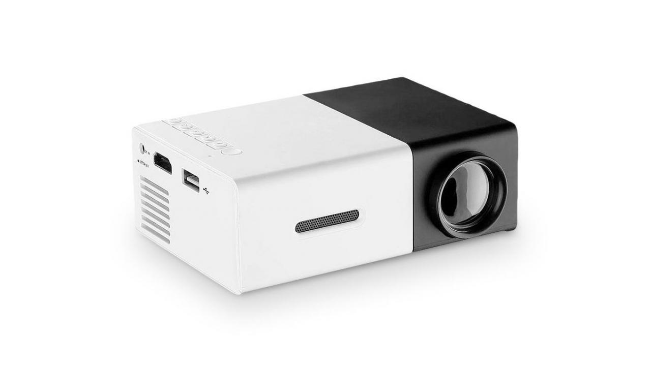 Projecteur portable, Avec connexion USB