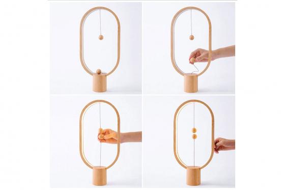 Balance Lampe - aus Holz 3 
