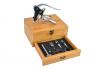 Wein Accessoire Set - aus Holz, 8-teilig 