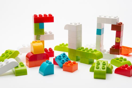 Alphabet Bausteine - 45 Teile  