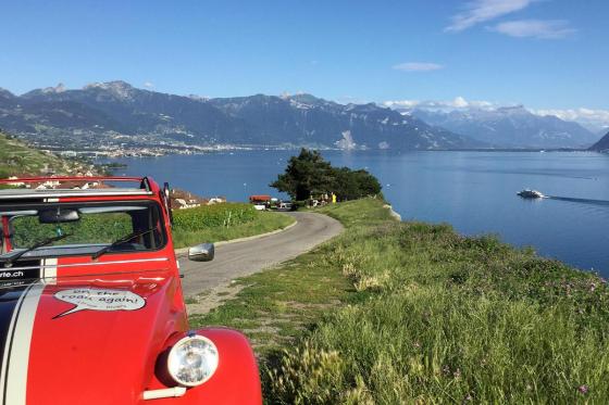 Road Trip en 2CV avec chauffeur - Découverte du Lavaux et dégustation d'une fondue  3 