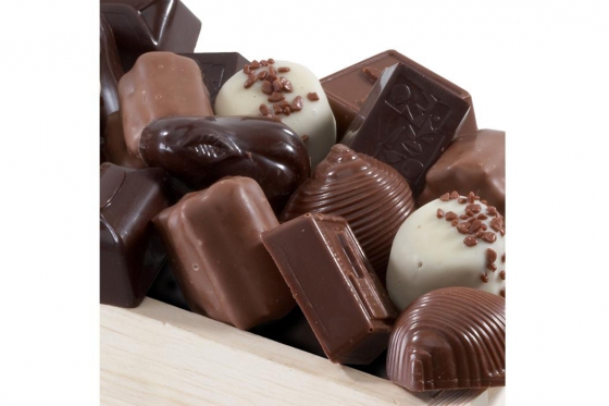 Pralinen - in personalisierbarer Holzkiste 1 