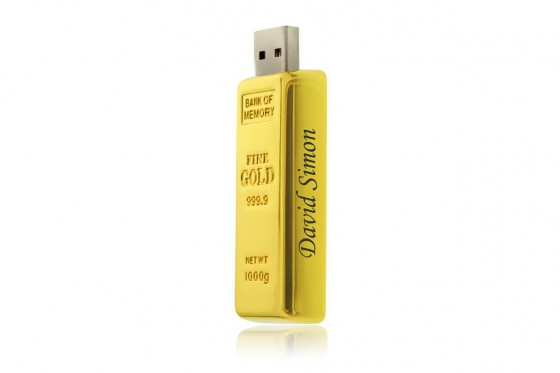 Goldbarren USB-Stick - personalisierbar  