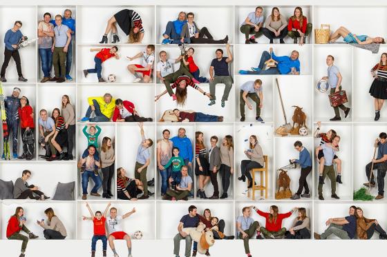 Setzkasten Fotoshooting - für bis zu 5 Personen  