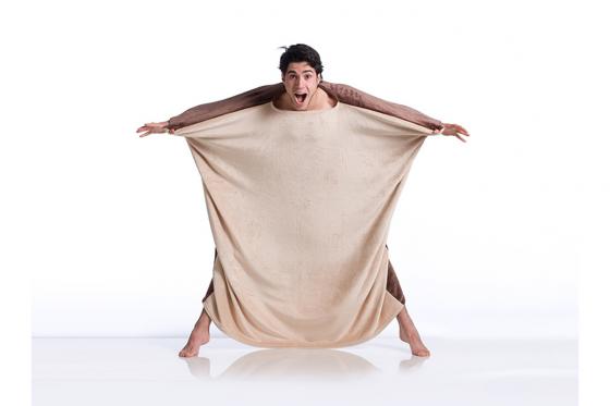 Couverture à enfiler - marron/ beige 7 