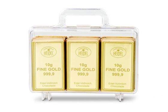 Goldkoffer Schokolade - Du bist Gold Wert! 2 