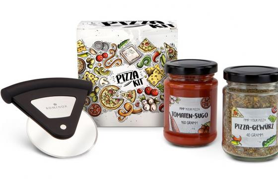 Pizza Set - Mit edlem Pizzaschneider 1 