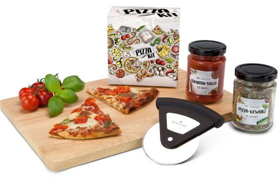 Pizza Set - Mit edlem Pizzaschneider 2 