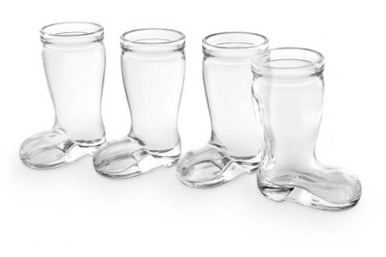 Verres à shot botte - Set de 4 1 
