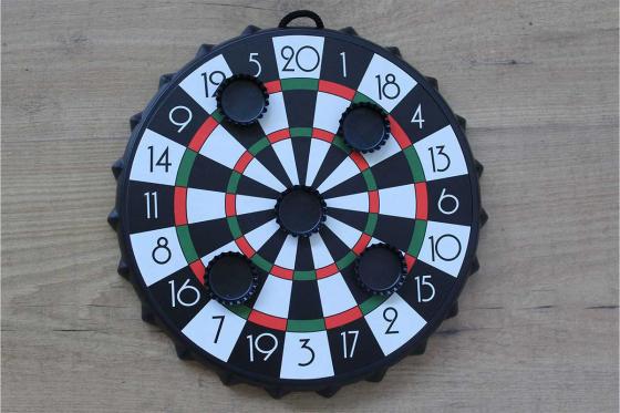 Sous-bock cible - fléchettes 1 