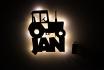 Nachtlicht Traktor - mit Gravur 3