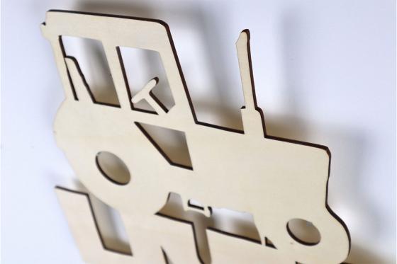 Nachtlicht Traktor - mit Wunschname 2 