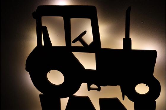 Nachtlicht Traktor - mit Wunschname 5 