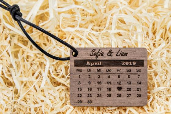 Schlüsselanhänger aus Holz - Personalisierbar  