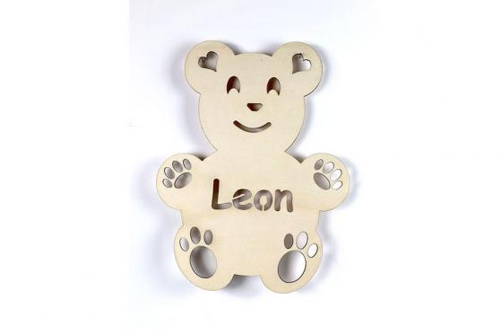 Nachtlicht Teddy - mit Wunschname 1 