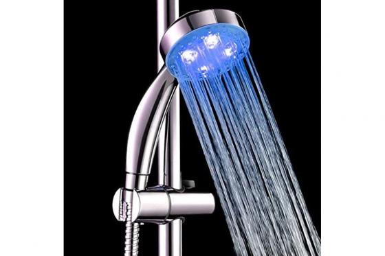 Pommeau de douche LED - 7 couleurs   