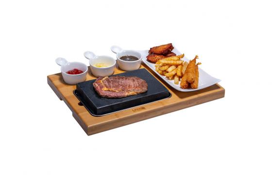 Hot Stone Steak Set - Hochwertiges Set von LavaQ  