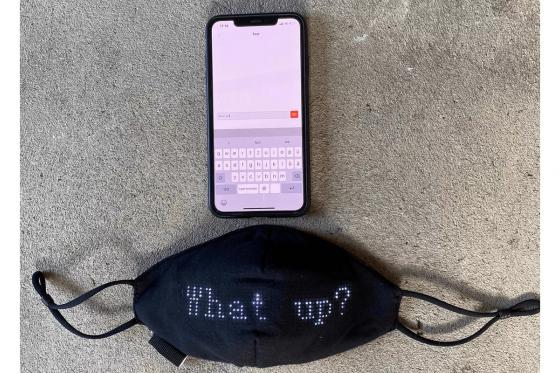 LED Bluetooth Maske - Gib deiner Maske ein eigenes Design 2 
