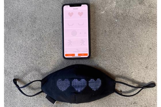 LED Bluetooth Maske - Gib deiner Maske ein eigenes Design 3 